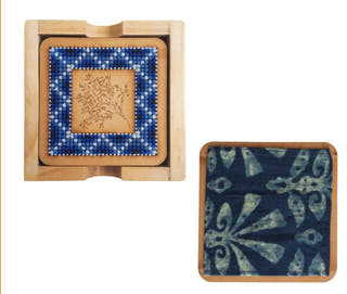 Star Coaster Blue Kamli Tribes