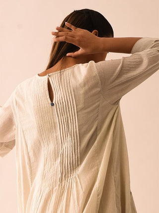  Long Stripe Dress with Lining by Jayati Goenka sold by Flourish
