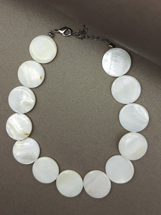 SEA SECRETS 'Scallop' Mother of Pearl Necklace Whe