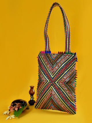 PABI Tote Bag Multicolour Kaarigar Clinic