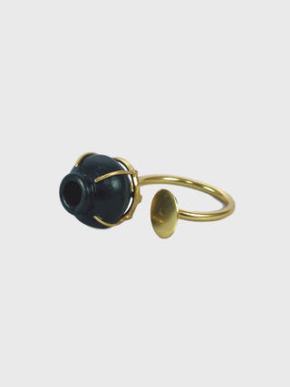 GARI Kalash Ring Black Kabbish