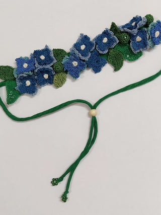 Hydrangea Crochet Hair String Ikriit'm