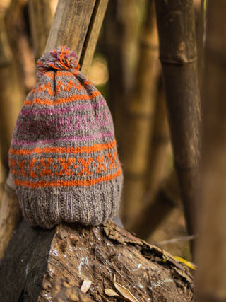 Lahauli Knit Beanie Orange Kullvi Whims