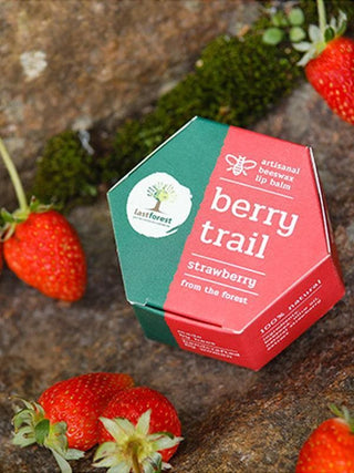 Berry Trail Strawberry Lip Balm Last Forest