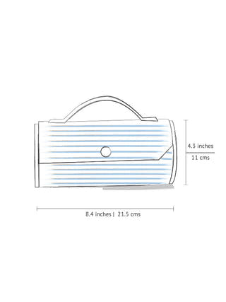 Frost Night Round Clutch Lukka Chuppi