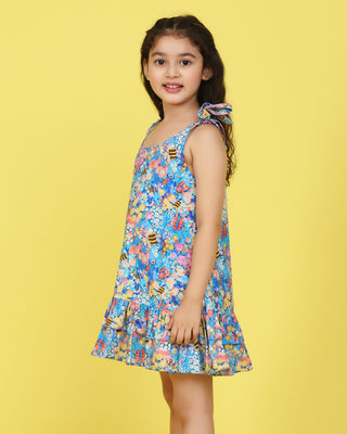 Bee-watch Tie-Up Frock Miko Lolo