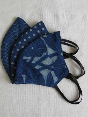 Indigo Mask Bundle - Set of 3 Masks