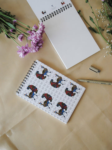 Chitrakathi Mayur Sketchbook White