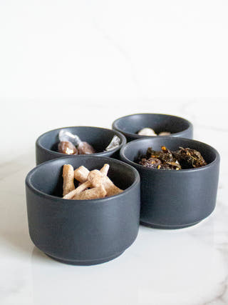 Pinch Bowls Mini Set Of Four Black Byora Homes