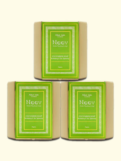 Cucumber Soap Set Of 3 Neev