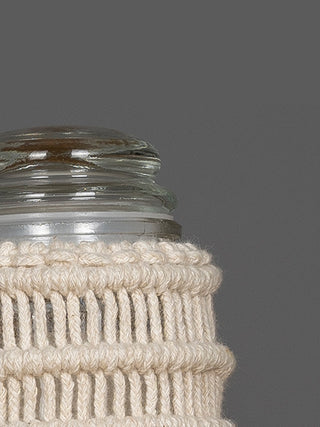 Meander Hand-Knotted Candle Jar One 'O' Eight Knots