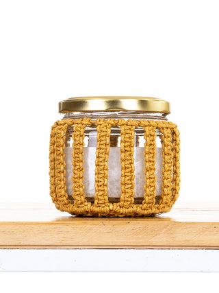 Classic Stripes Wide Hand-Knotted Candle Jar One 'O' Eight Knots