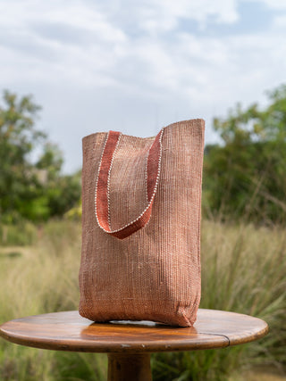 Saral Hand Woven Tote Bag One 'O' Eight Knots