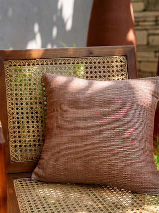 Saral Hand-Woven Cushion Cover Set Of One One 'O' Eight Knots