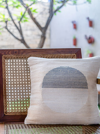 Rekha Hand-Woven Cushion Cover Set Of One One 'O' Eight Knots