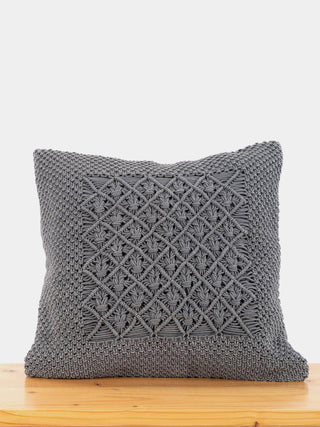 Diamond Hand-Knotted Cushion Cover One 'O' Eight Knots