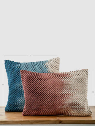 Ombre Hand-Knotted Cushion Cover One 'O' Eight Knots