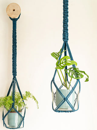 Classic Hand-Knotted Plant Hanger One 'O' Eight Knots