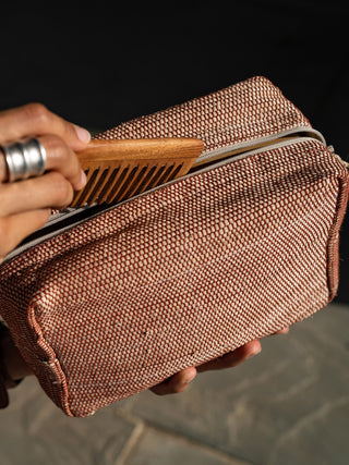 Saral Hand-Woven Wide Pouch One 'O' Eight Knots