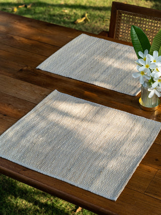 Heera Hand-Woven Placemats (Set of 2) One 'O' Eight Knots