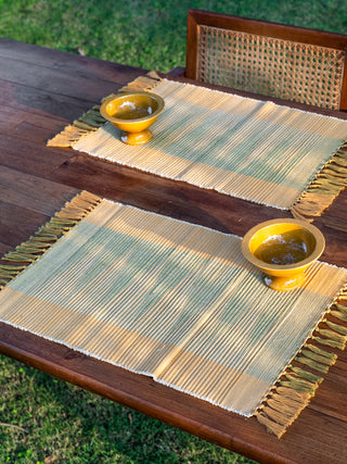 Chhaya Hand-Woven Placemats (Set of 2) One 'O' Eight Knots