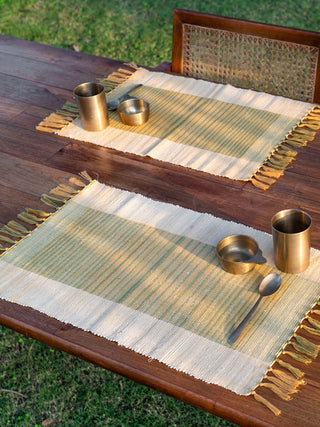 Dhara Hand-Woven Placemats (Set of 2) One 'O' Eight Knots