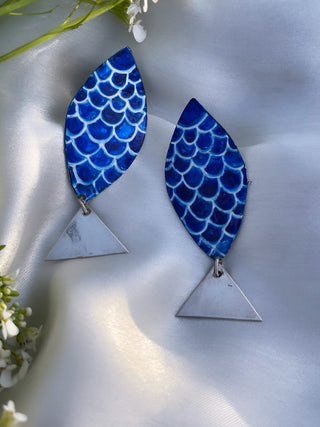 NEEL Matsya Hand Painted Earrings Oonth