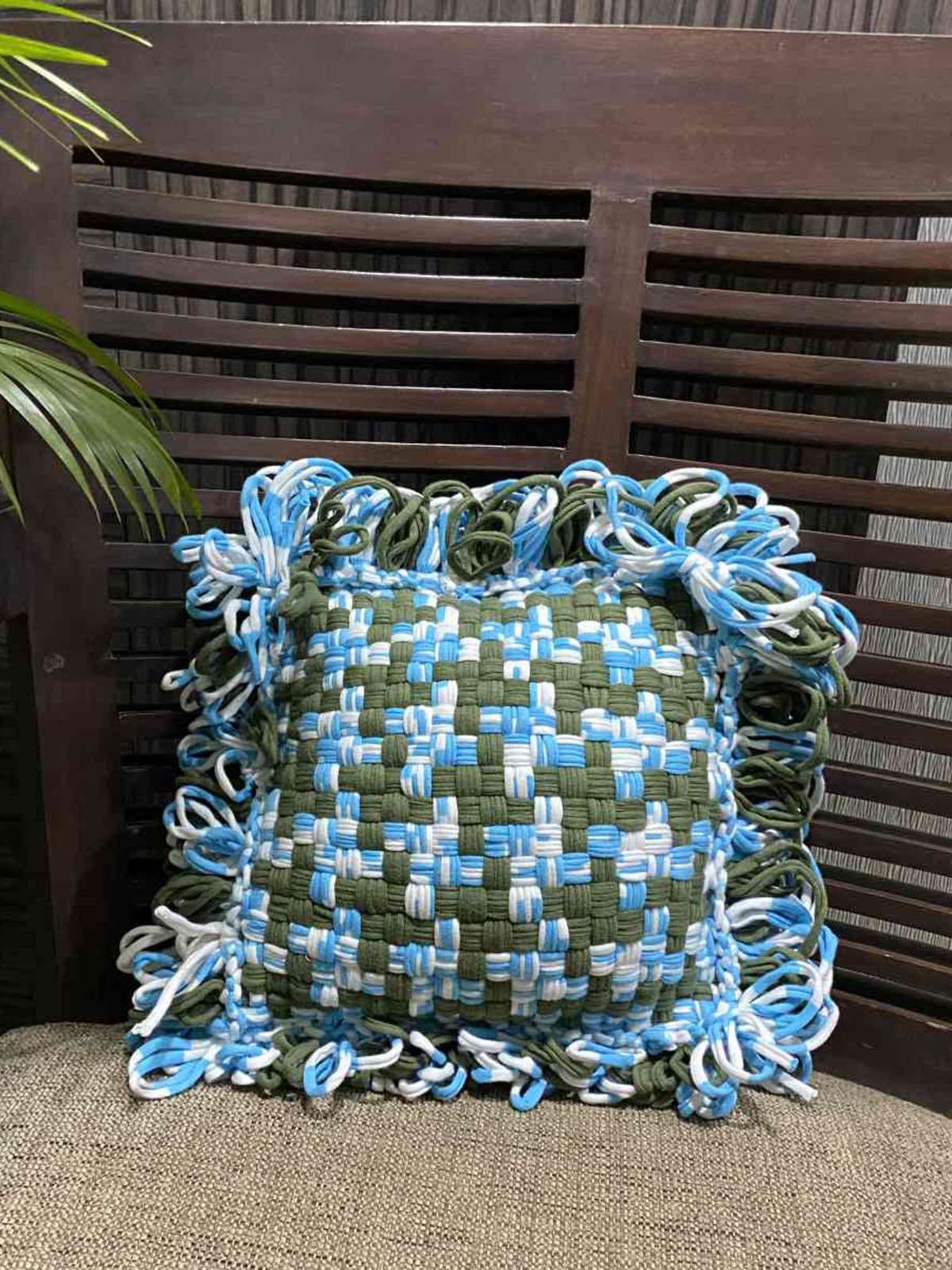 Cushions Blue And Dark Blue