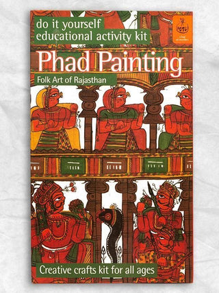  DIY Educational Colouring Kit - Phad Painting of Rajasthan for Young Artists (5 Years +) by Potli sold by Flourish