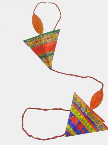 DIY Paper Diya making kit with Madhubani Art