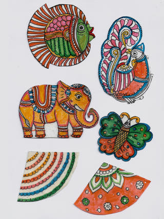 DIY Ornament kit - Handmade Tholu Traditional Puppets Potli