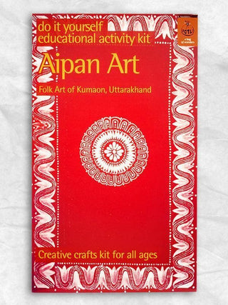  DIY Educational Colouring Kit - Aipan Painting of Uttarakhand for Young Artists (5 Years +) by Potli sold by Flourish