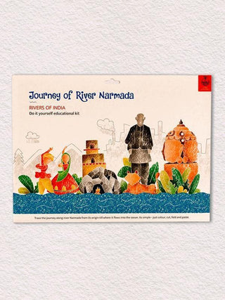  DIY Colouring and Learning Activity Kit River Narmada by Potli sold by Flourish
