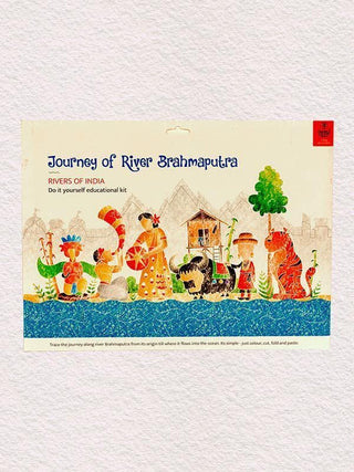  DIY Colouring and Learning Activity Kit River Brahmaputra by Potli sold by Flourish