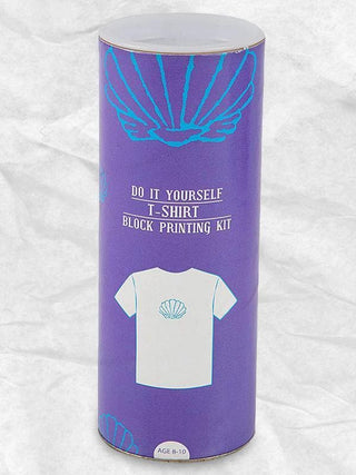  DIY Craft Kit Block Print Your T-Shirt (Shell) by Potli sold by Flourish
