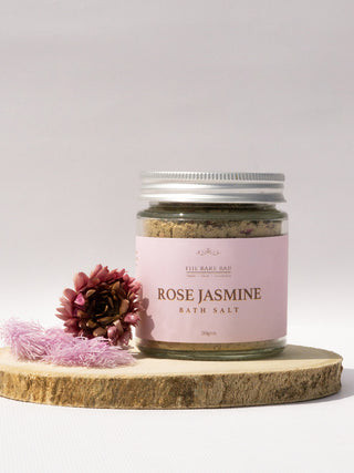 Rose Jasmin Bath Salt The Bare Bar