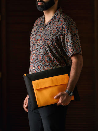 Sharya Laptop Sleeve Pop Black Riti