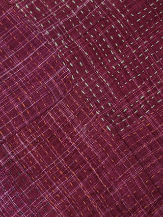 Cotton Gudri Bedcover Brown Sadhna