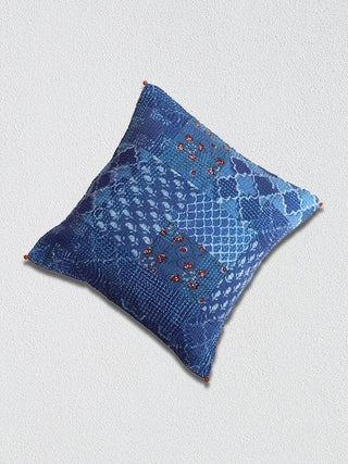  Embroidered Cotton Cushion Cover by Sadhna sold by Flourish