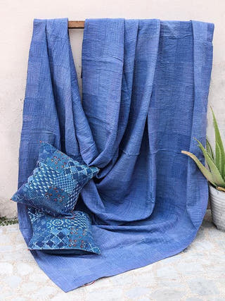 Embroidered Cotton Cushion Cover Sadhna