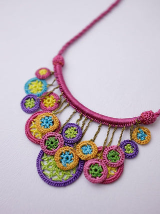 Handmade Araa Necklace Multicolor Samoolam