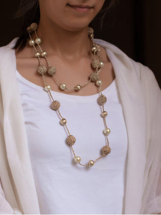 Handmade Nakshatra Pearl Necklace Samoolam