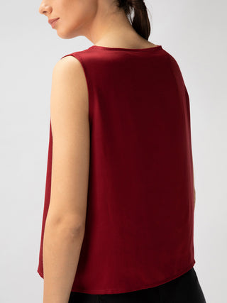 SHELL Top Maroon Saltpetre