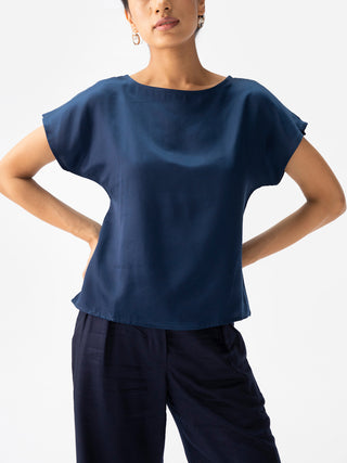 WORK T-Shirt Navy Saltpetre