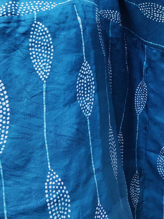  Batik Hand Printed Kimono Tunic Blue by Sasha sold by Flourish