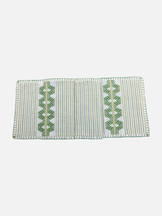 Taat Green Table Runner Samuday Crafts