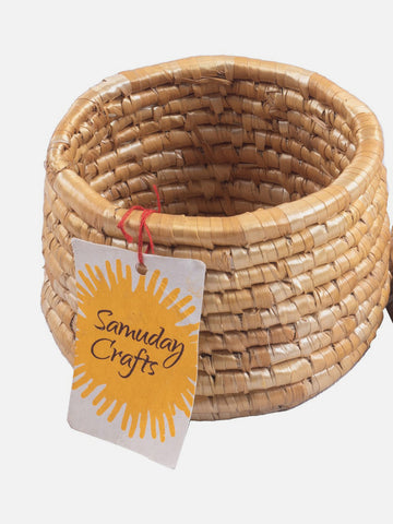 Wheat Grass Cutlery Basket