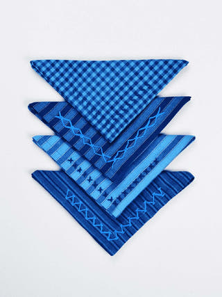 Indigo Embroidered Napkins Sonica Sarna