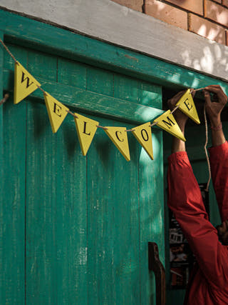 WELCOME Bunting Scrapshala
