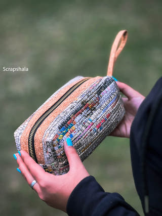 CHARCHA Vault Zip Pouch Scrapshala